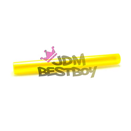 Free Tool Kit 12x36 Glossy JDM Golden Yellow 3000k Tint Headlight Fog Lights Taillight Smoke Vinyl Film Self Adhesive 1FT x 3FT 