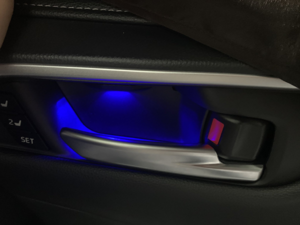 RAV4 Inner Door Bowl Light Kits Blue Atmosphere Light Interior LED Door ...