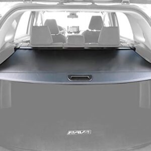 Tyger Auto Black Retractable SUV Rear Trunk Cargo Cover Shield