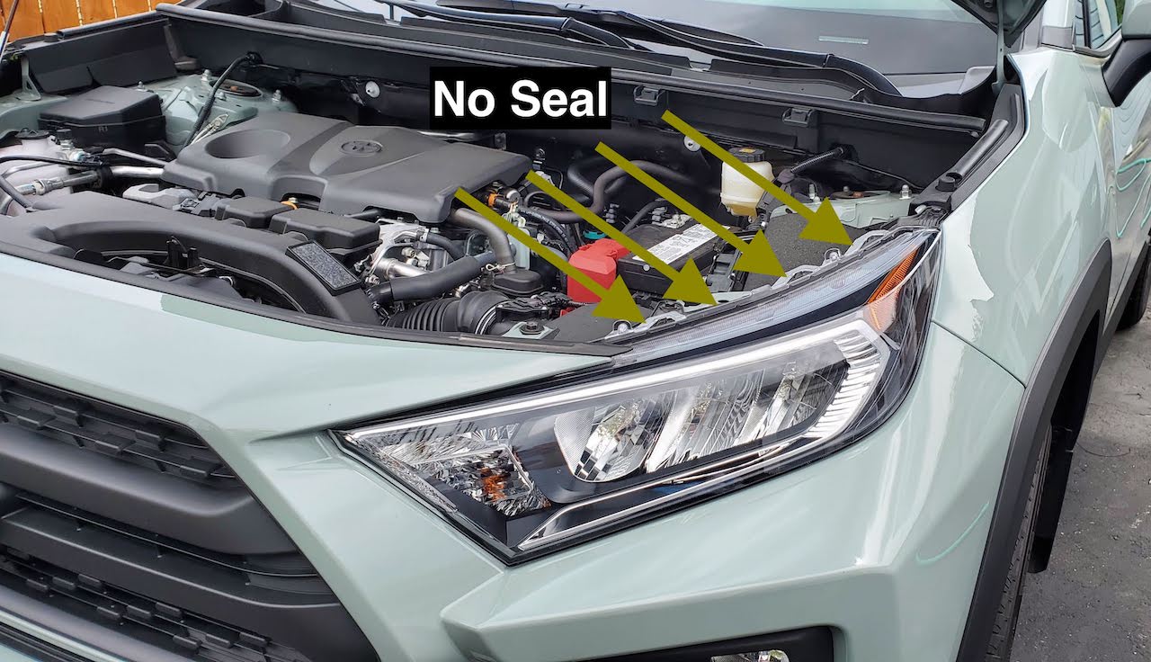 Headlight Engine Seal Rav4Gen5